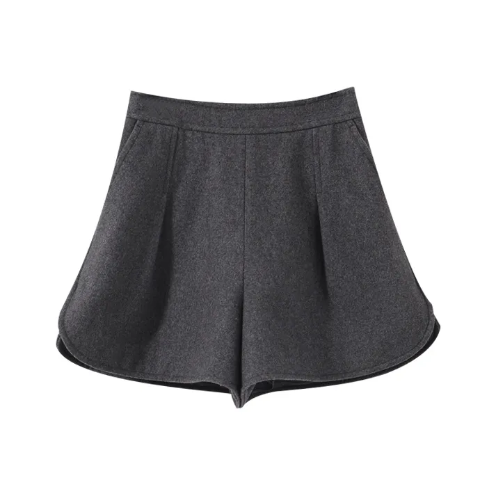 YUMOMO STAR Casual Shorts Women's Elegant Gray-0