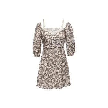 ONLY Short Sleeved Dresses Women's HF4 Madame Print MADAME AOP
