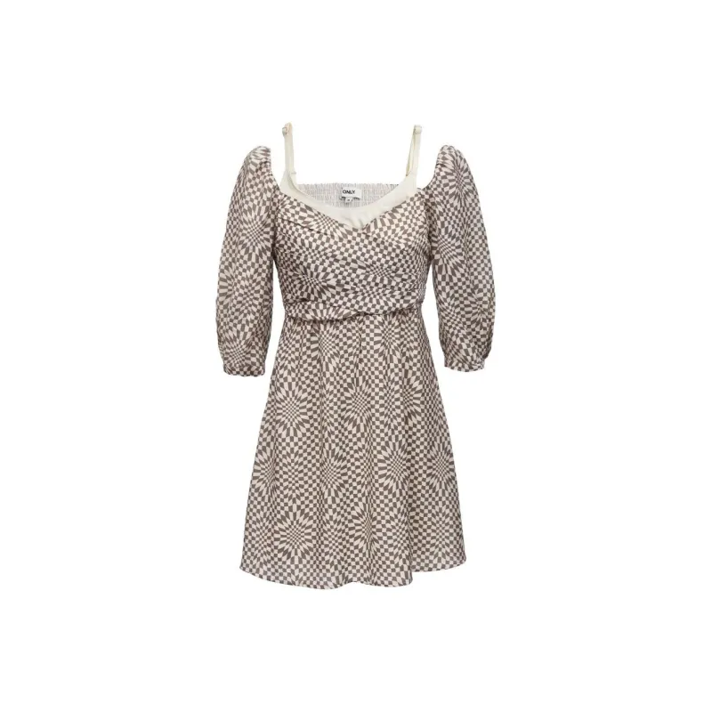 ONLY Short Sleeved Dresses Women's HF4 MADAME AOP Print-0