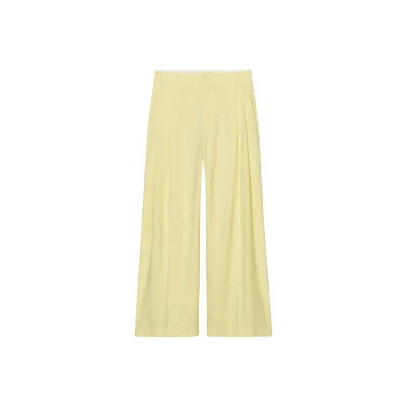 ZARA Casual Pants Women's Light Lime-0