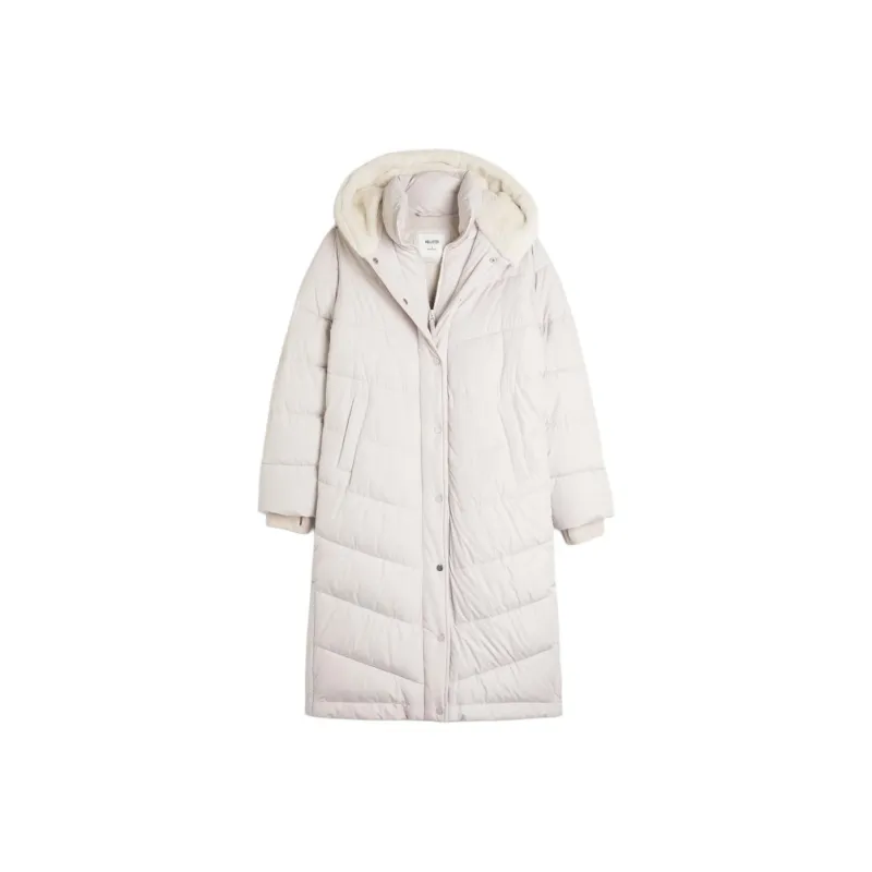 Hollister Puffer Jacket Women's Cream-0
