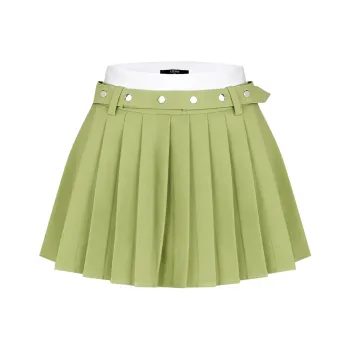 AZEPAM Casual Shorts Women's Yellow Green