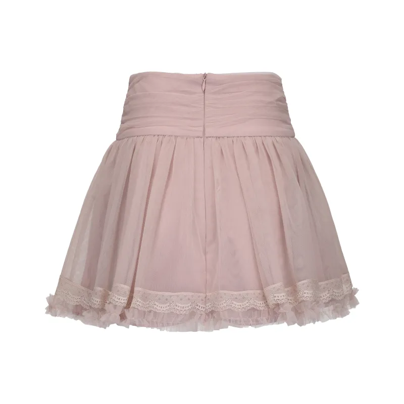 CHIWAWAMEME Casual Short Skirts Women's-5