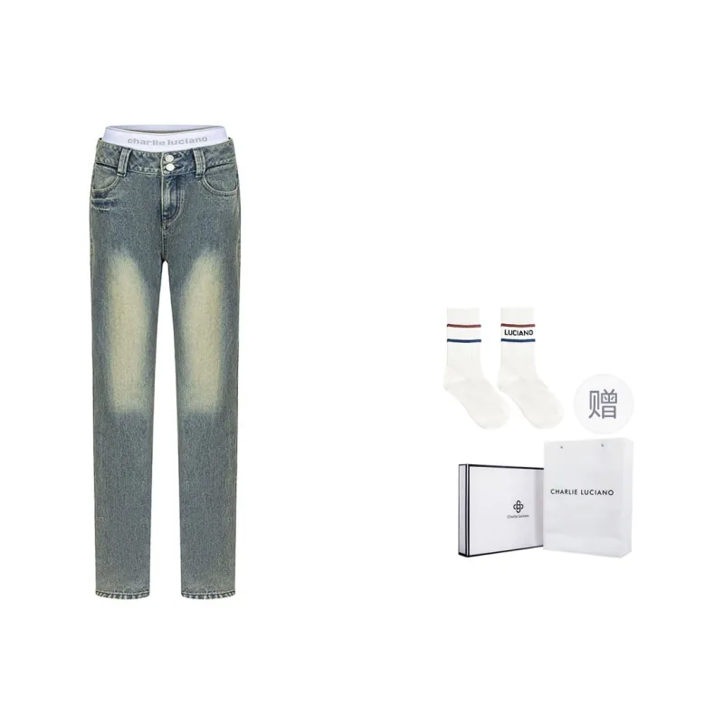 Charlie Luciano Jeans Women's Blue-0