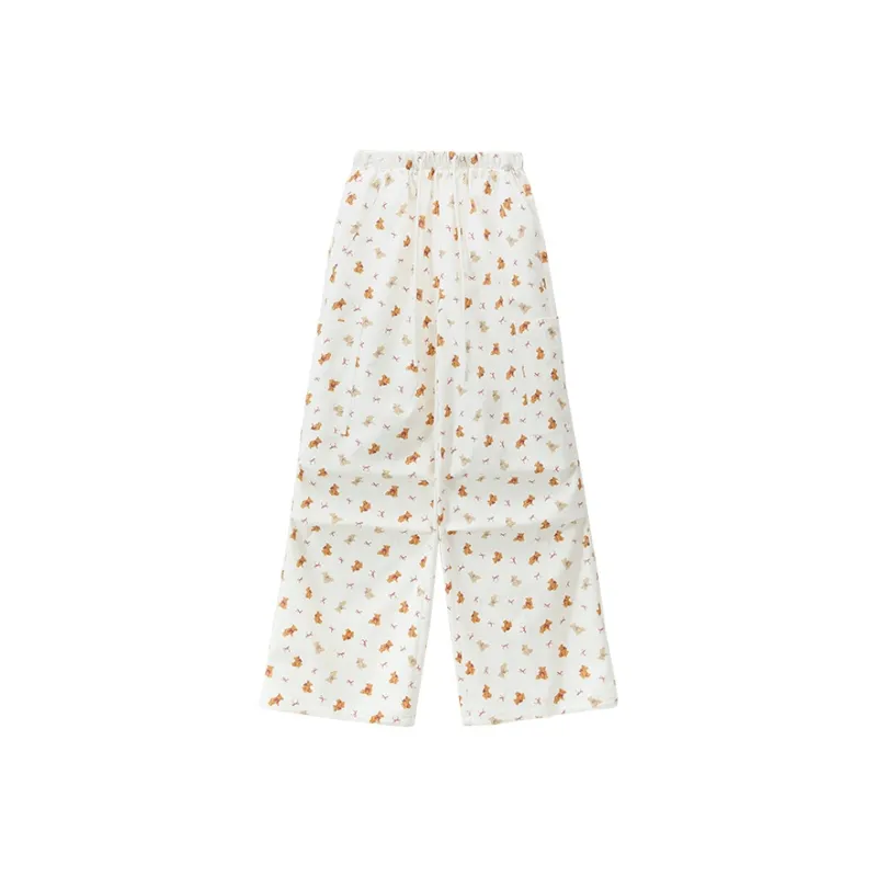 ACAINES Casual Pants Women's Beige-0