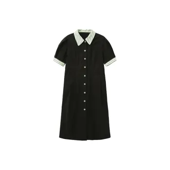 Cubic Short Sleeved Dresses Women's