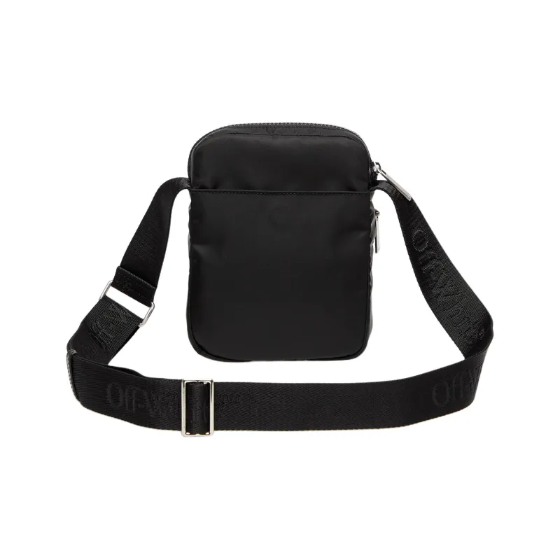 OFF WHITE Polyamide Crossbody Bag Unisex Black-2