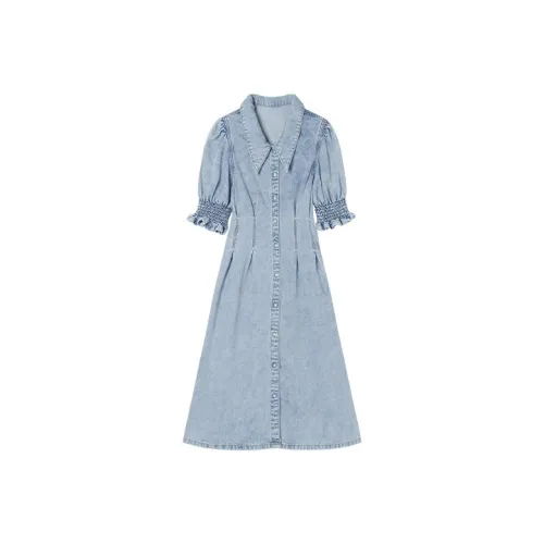 DIALOGUE Short Sleeved Dresses Women's