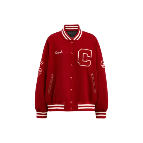 COACH Puffer Jacket Women's Red