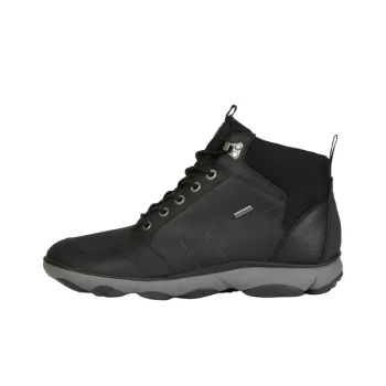 GEOX Nebula 4x4 Ab Cushioning, Abrasion Resistant, And Waterproof High Top Outdoor Shoes Men's Black