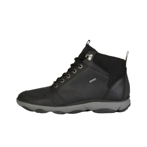 GEOX Nebula 4x4 Ab Cushioning, Abrasion Resistant, And Waterproof High Top Outdoor Shoes Men's Black