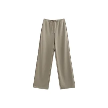 Initial Language Casual Pants Women's Light Brown