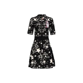 PINKO SS23 Short Sleeved Dresses Women's Black