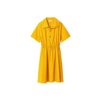 KENZO Short Sleeved Dress Women's Yellow
