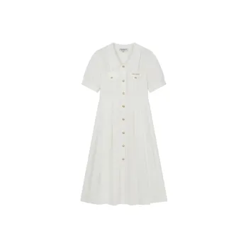 Teenie Weenie Short Sleeved Dress Women's White