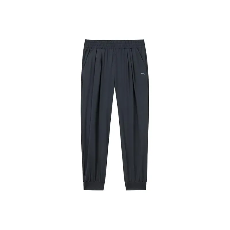 Anta Variety Training Collection Knitted Sweatpants Women's Basic Black-0