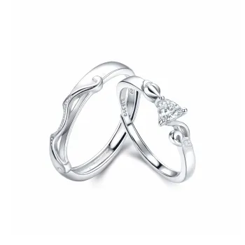 LYUMIN S999 Fine Silver Rings Unisex