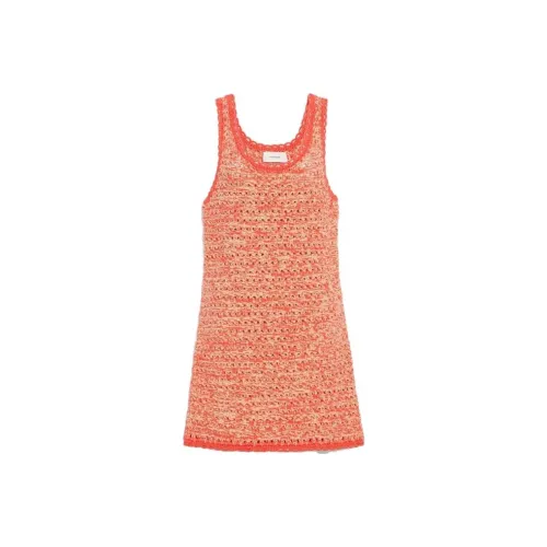 COACH Sleeveless Dresses Women's Orange