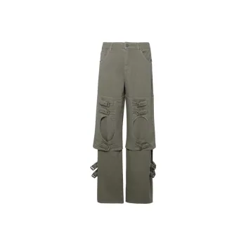 Blumarine Buckle Detailed Cargo Jeans