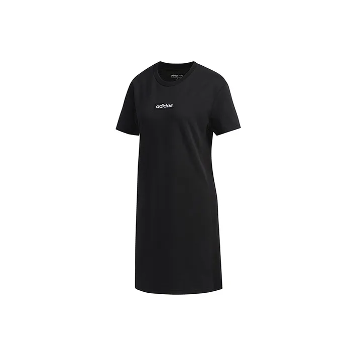 Adidas Neo Short Sleeved Dresses Women's Black-0