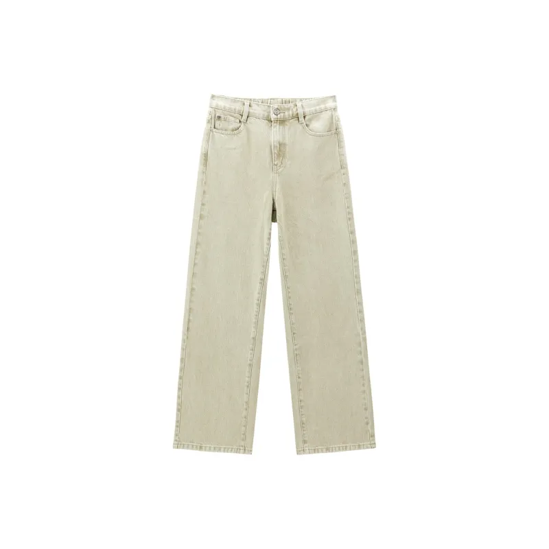 LEDIN Jeans Women's Matte Mint Green-0
