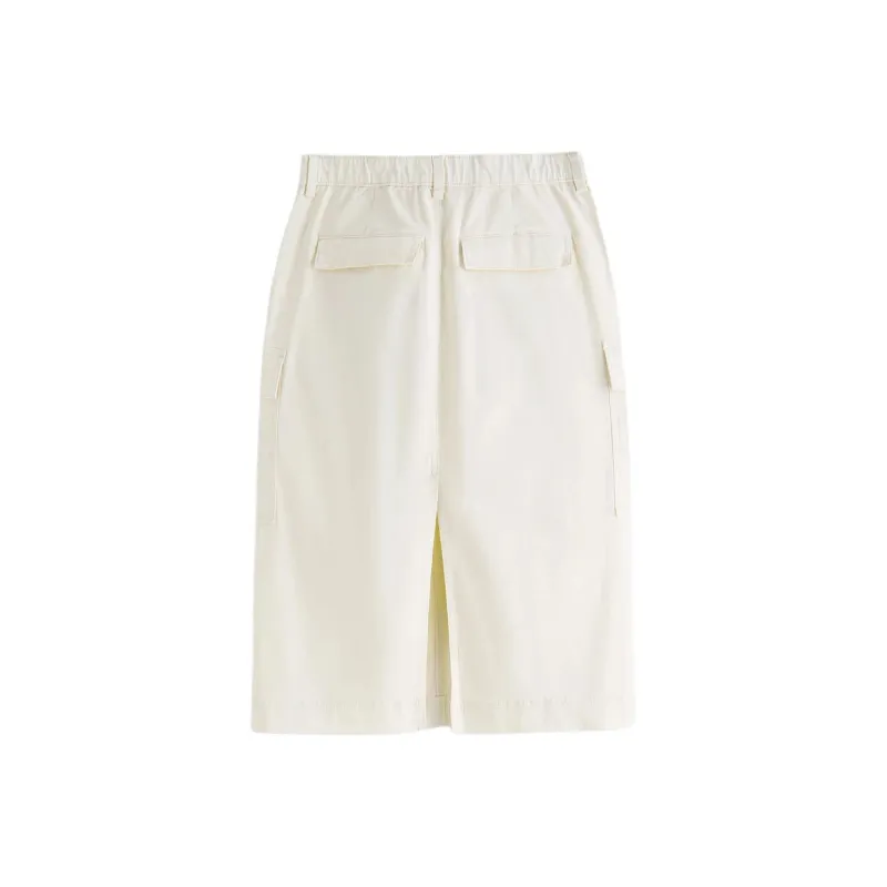 Abercrombie＆Fitch Casual Long Skirt Women's Ecru-1