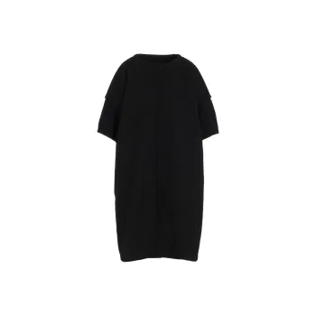Yohji Yamamoto FW24 Short Sleeved Dress Women's Black