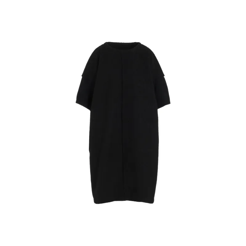 Yohji Yamamoto FW24 Short Sleeved Dress Women's Black-0