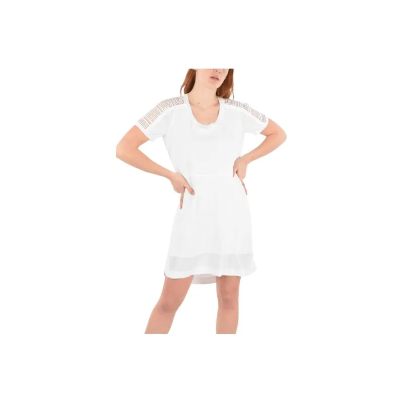 DIESEL Short-Sleeved Dresses Women's White-0