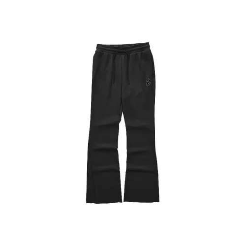Skechers Knitted Sports Pants Women's Carbon Black