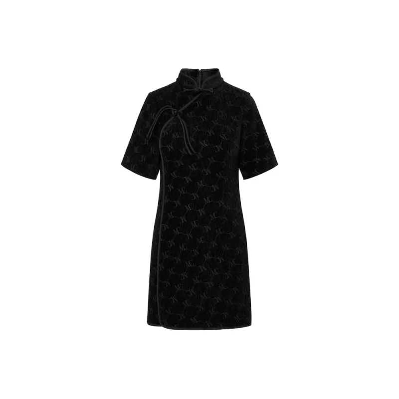 MOCO Short Sleeved Dress Women's Black-0