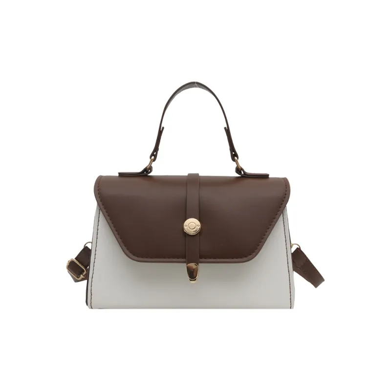 TOUTSEUL YOLO PU One Shoulder Handbag Women's White/Black/Red/Khaki/Brown-20