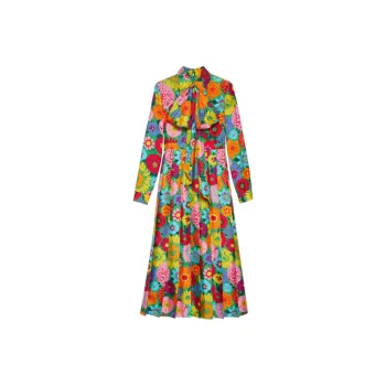 GUCCI Epilogue Series Long-Sleeved Dresses Women's Multicolor