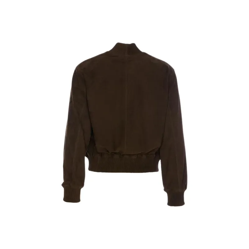 AMIPARIS Suede Bomber Jacket-1