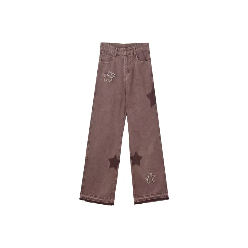 OZVO Jeans Women's Rusty Red-0