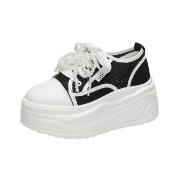 The Mystery Of Glamour Breathable Height Increase Low Top Casual Shoes Women's