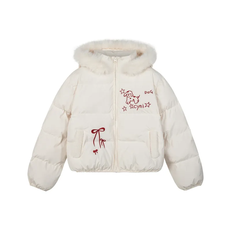 CYNI Puffer Jacket Women's White-0