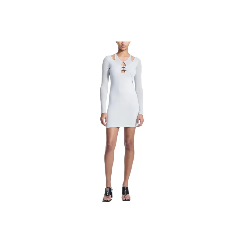 DION LEE Long-Sleeved Dresses Women's Light Blue-0