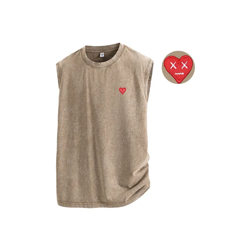 Emoji Tank Tops Unisex-13