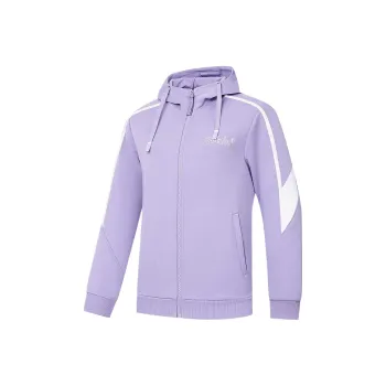 QIAODAN Sports Life Collection Jackets & Coats Women's Lavender/Jordan White