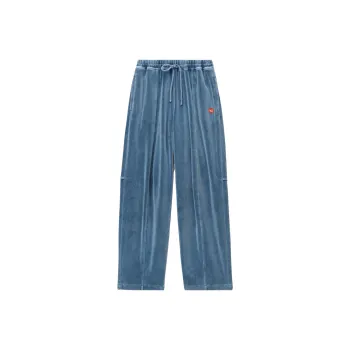 Alexander Wang SS24 Knitted Sports Pants Women's Blue