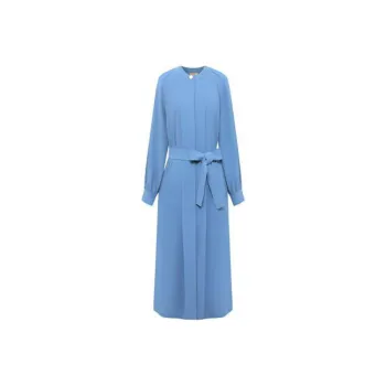 BBLLUUEE Long Sleeved Dress Women's Moonlight Blue