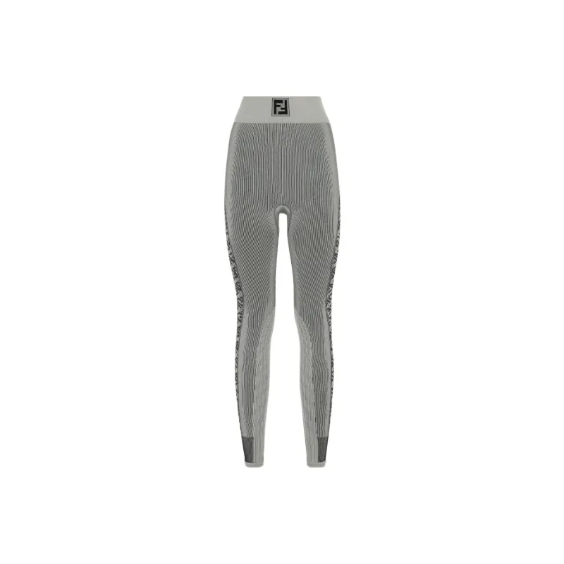 FENDI FW23 Leggings Women's Gray-0