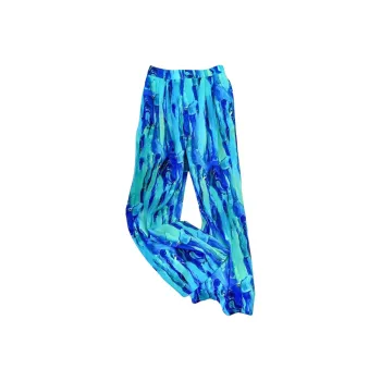 PLAY BUSH Casual Pants Women's Blue