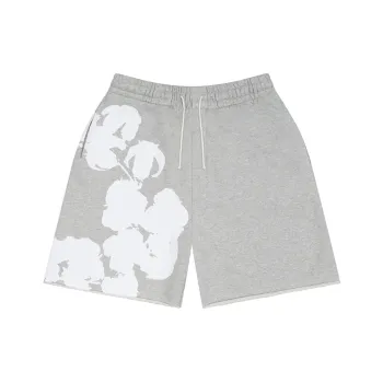 Denim Tears Big Cotton Wreath Sweat Shorts