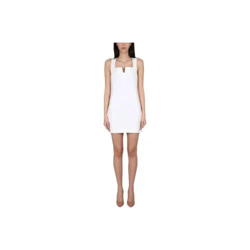 MOSCHINO Square Neck Tailored Mini Dress