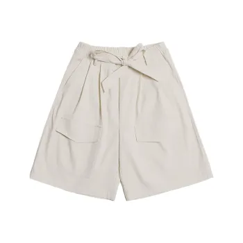 UNRETRO Casual Shorts Women's Ecru