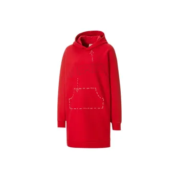 PUMA Long Sleeved Dresses Women's Red