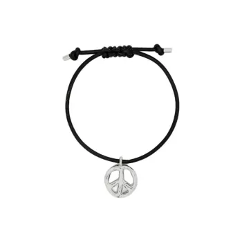 AMBUSH Peace Sign Charm Bracelet
