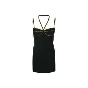 The Attico Embellished Sleeveless Mini Dress